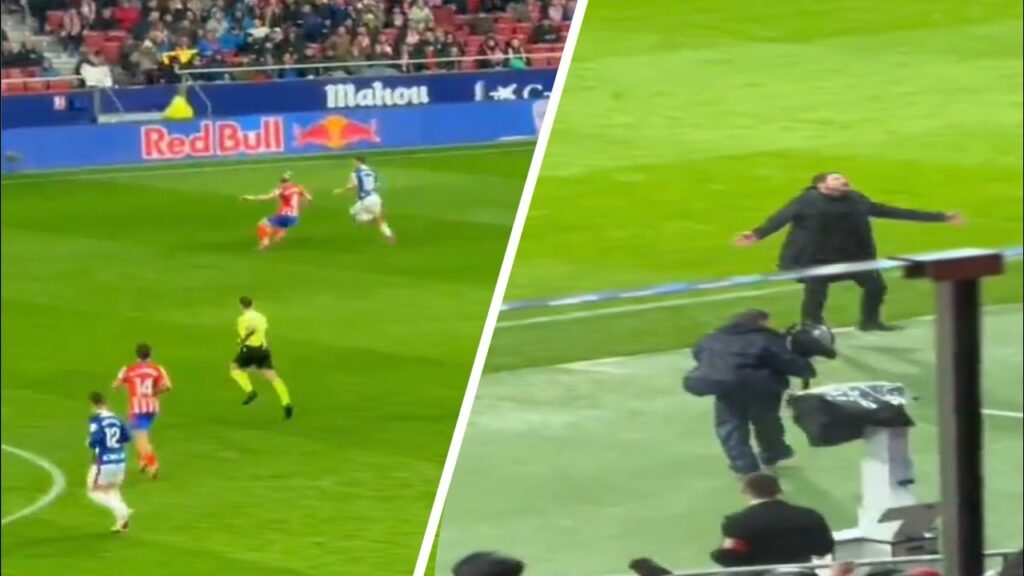 Diego Simeone absolutely loving Conor Gallagher putting in two big tackles