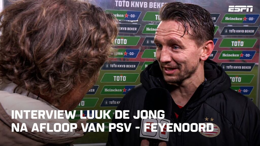 🗣️ "Ik wil ook graag ELKE WEDSTRIJD spelen" | Interview Luuk de Jong na PSV - Feyenoord
