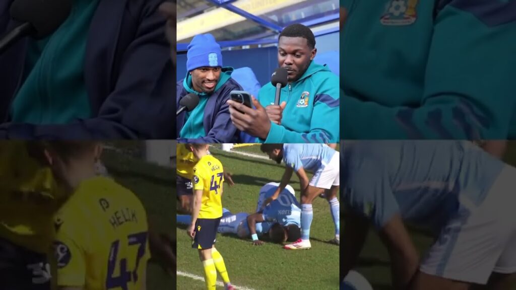 Ephron Mason-Clark and Haji Wright relive Coventry City’s win at Oxford. 🤳