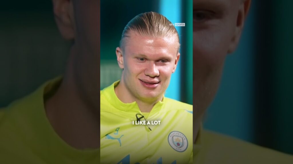 Does Erling Haaland ever watch his own highlights?  👀 #shorts #haaland