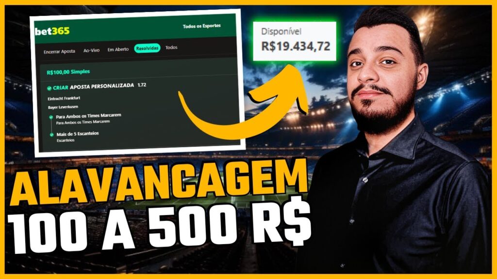 🚀ALAVANCAGEM DE 100 PARA 500 R$ COM 85% DE ASSERTIVIDADE🚀