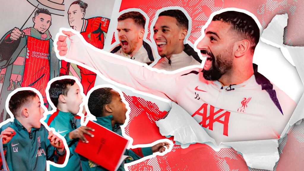 😂 BRILLIANT Academy Surprise! | Salah, Alexander-Arnold & Robertson!
