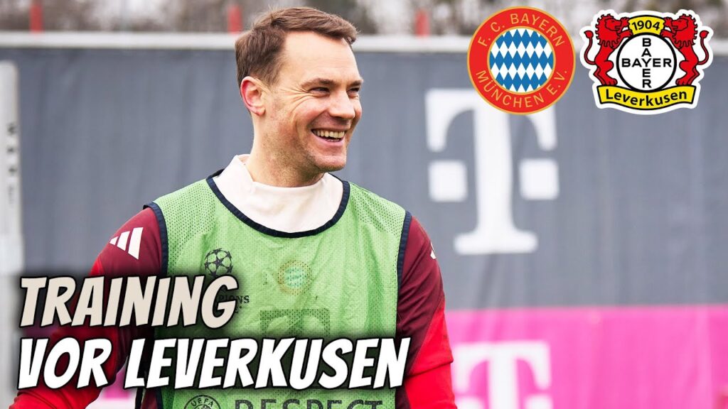 LIVE 🔴 Bereit für Leverkusen! Unser Abschlusstraining vor dem UCL-Hinspiel 🇩🇪🇪🇺
