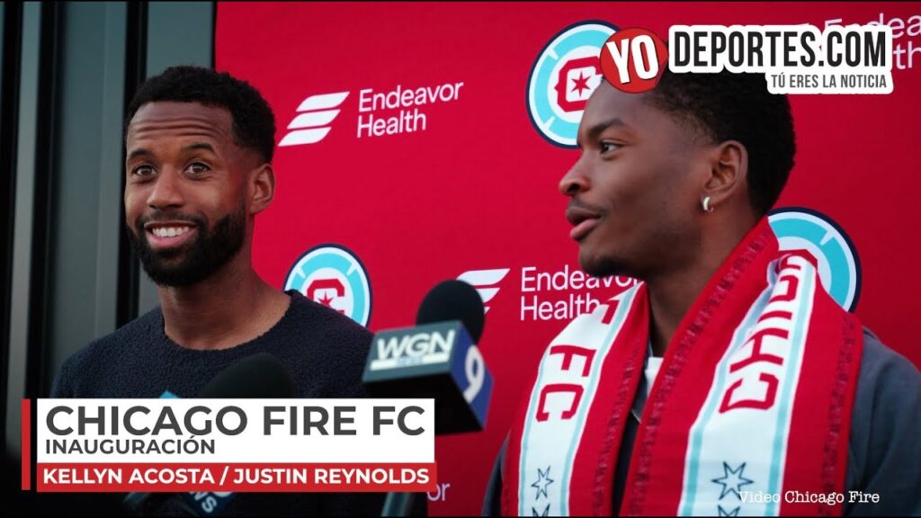 Ribbon Cutting Interview Kellyn Acosta Justin Reynolds Chicago Fire FC Officially Open Endeavor Heal