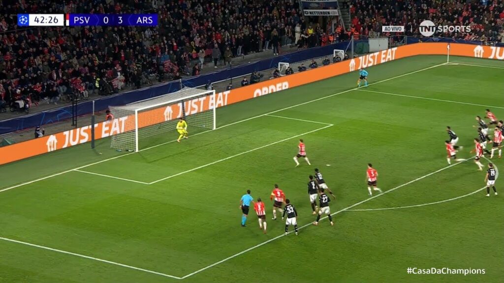 Noa Lang PENALTY GOAL | PSV vs Arsenal 1-3 Highlights | Champions League 2024/25