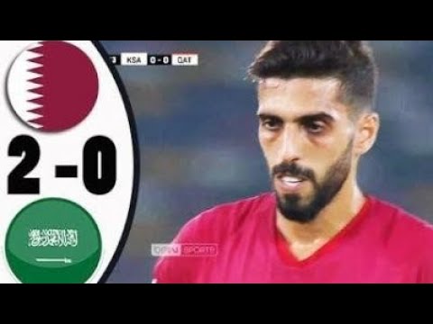 ملخص و أهداف مباراة المجنونة بين السعودية و قطر