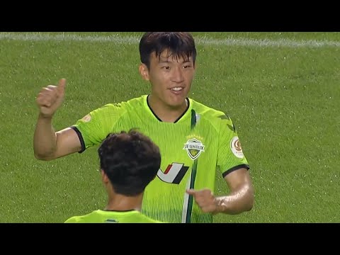 [2020 K리그] 손준호의 침투패스를 선제골로 연결하는 한교원, 수원0-1전북