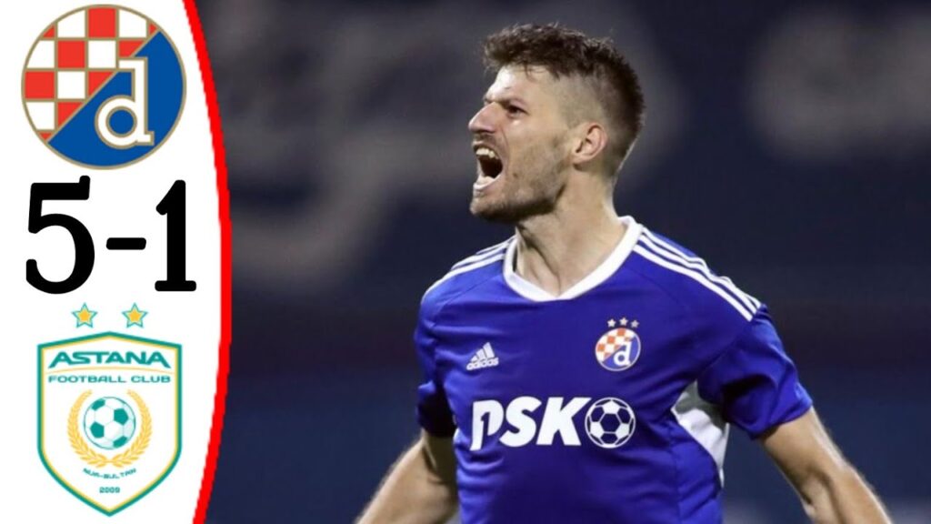 Dinamo Zagreb vs Astana 5-1 Bruno Petković Goal | All Goals and Extended Highlights.