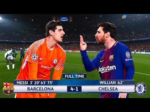 Courtois will never forget Lionel Messi's humiliating performance in this match
