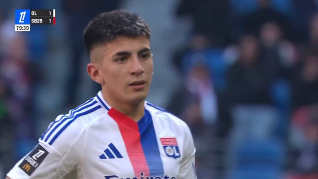 Thiago Almada vs Brest - First Start With OL (All Actions) - 02/03/2025 HD