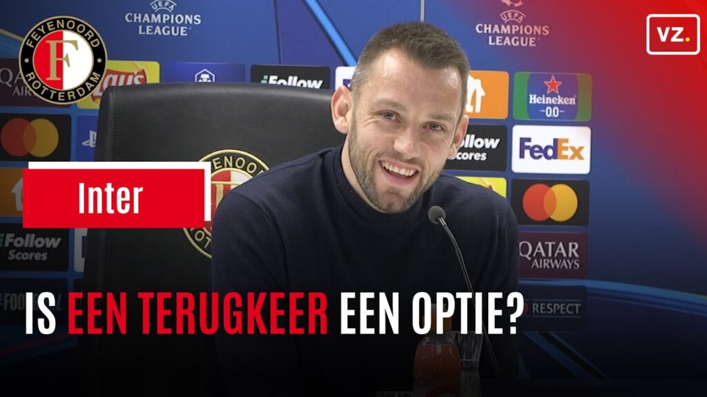 Stefan de Vrij over een eventuele terugkeer naar Feyenoord | Feyenoord - Inter (Champions League)