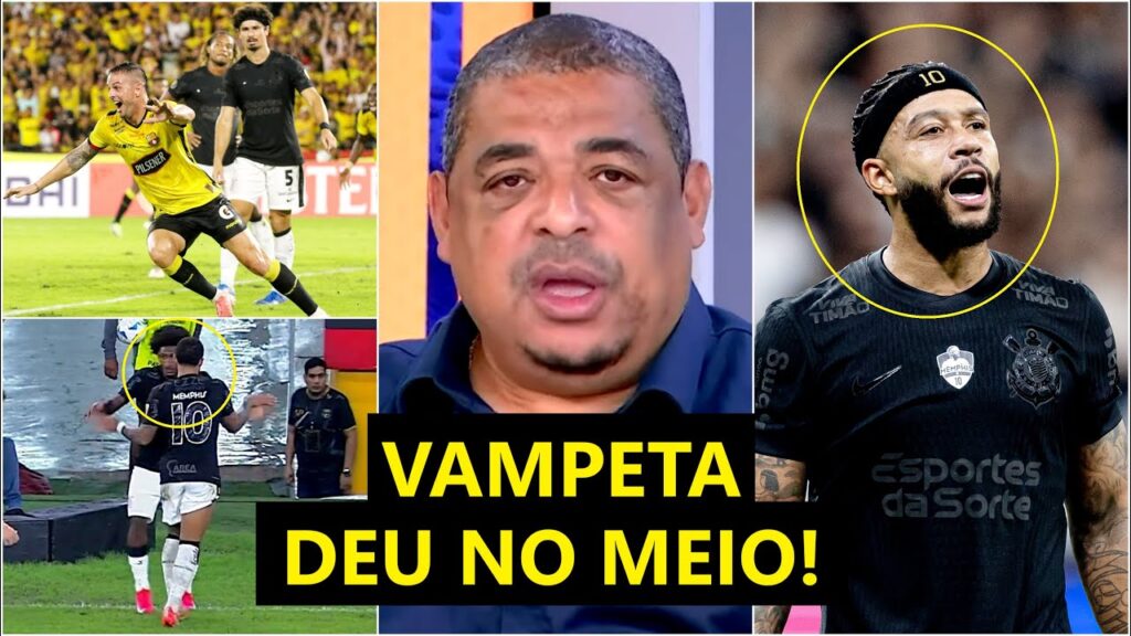 "CADÊ O MEMPHIS DEPAY??? CADÊ O YURI ALBERTO??? CADÊ O GARRO???" Vampeta DETONA o Corinthians!