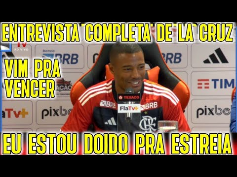 SURPREENDEU!! ENTREVISTA COMPLETA DE NICOLAS DE LA CRUZ "EU VIM POR QUE O FLAMENGO É GIGANTE"