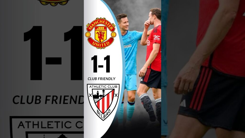 Facundo Pellistri saves from defeat | Manchester United x Athletic Bilbao 1-1| Recap