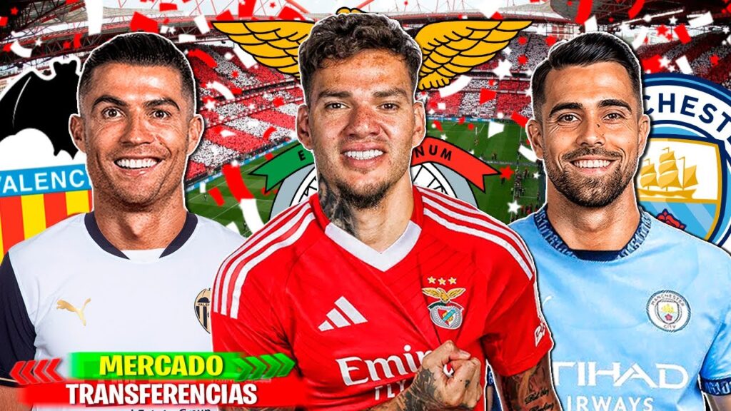 10 TRANSFERENCIAS CONFIRMADAS | RUMORES 24/25! Ederson Benfica,Ronaldo Valencia,Diogo Costa Man City