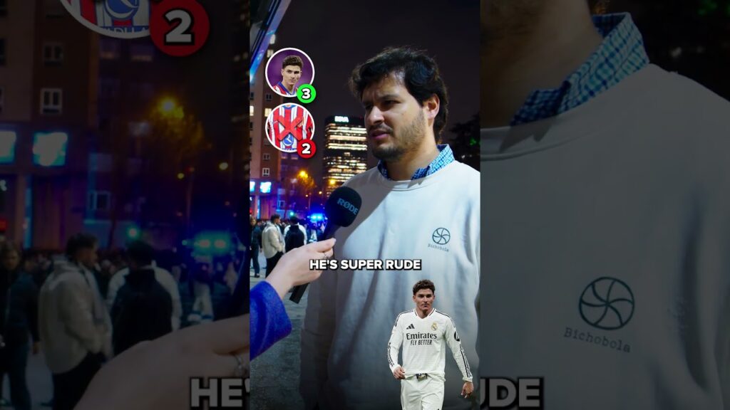 Real Madrid fans asked what one Atlético Madrid player they'd take 👀