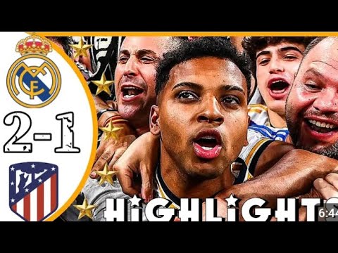 Real Madrid 2-1 Atlético de Madrid  |  Champions league R16 extended highlight