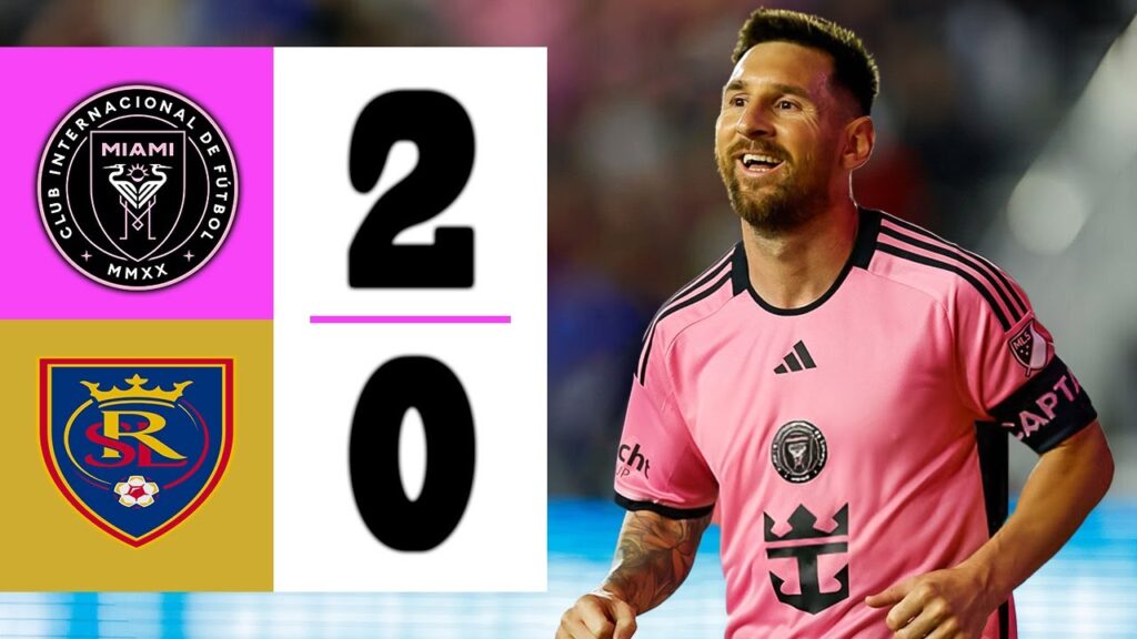 LIONEL MESSI MAGIC STUNS FANS IN USA | Inter Miami vs Real Salt Lake 2-0 | Highlights & Goals 2024