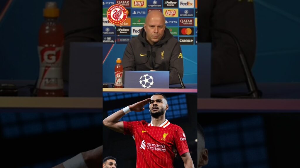 Arne Slot Gives Injury Update On Cody Gakpo 🗣 #LFC #slot #gakpo