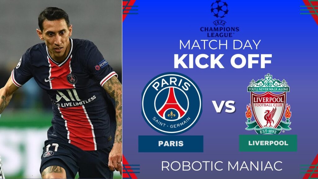 PSG vs LIVERPOOL Live Stream Football Commentary Uefa Champions League |Watch along
