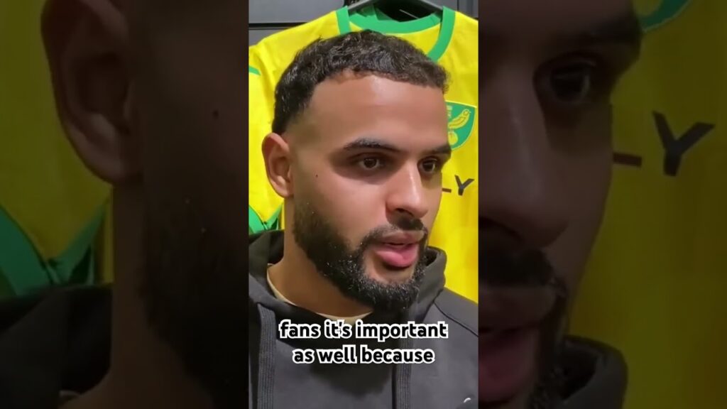 🇹🇳 Anis Ben Slimane is enjoying life at #NCFC so far 🟢🟡