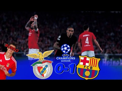 ERRO DE ANTÓNIO SILVA CUSTA DERROTA DO BENFICA FRENTE AO BARCELONA