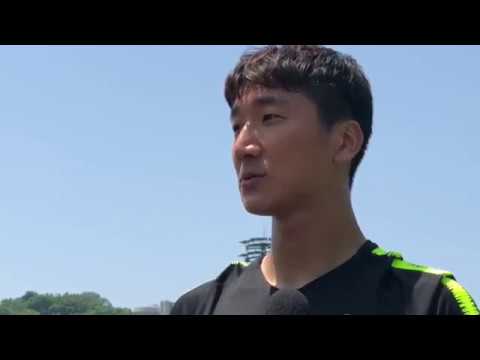 [직캠] 180526 빗셀 고베 정우영의 이니에스타 입단 코멘트