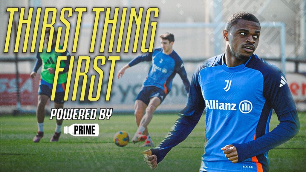 Juventus TRAINING ahead of Atalanta | McKennie's prank & Thuram and Kolo Muani's skills!