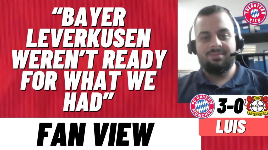 "Leverkusen weren’t ready for what we had!!" - Bayern Munich 3-0 Leverkusen - Fan Cam (Luis)