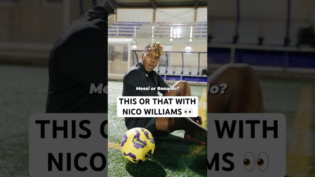 This or that with Nico Williams 🤔 We rating his choices? 👀 #prodirectsoccer #nike #nikemercurial