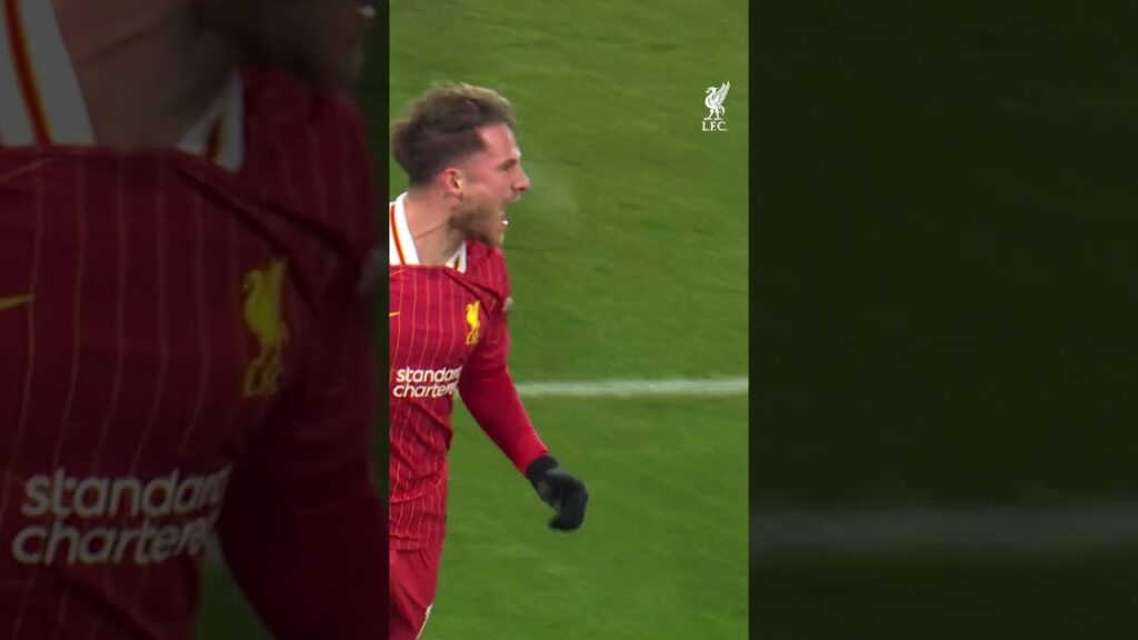 Mac Allister's header in Merseyside Derby 🔴