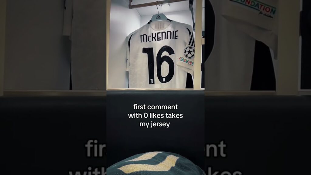 Let’s see who wins this McKennie jersey 🗣️⁉️ #juventus