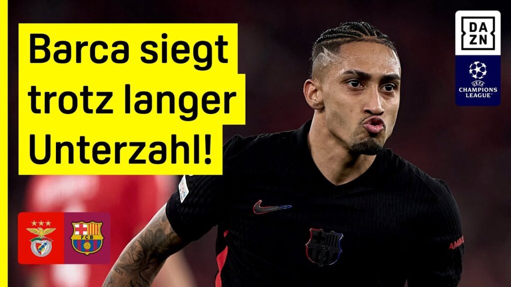 Benfica - FC Barcelona | UEFA Champions League | DAZN Highlights