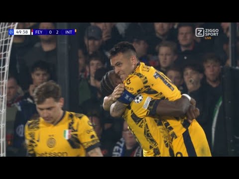 Gol di Lautaro Martínez, Feyenoord-Inter (0-2) Tutti i gol e gli highlights dettagliati