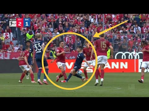 João Palhinha mit roter Karte gegen Bochum vom Platz gestellt |João Palhinha rote Karte gegen Bochum