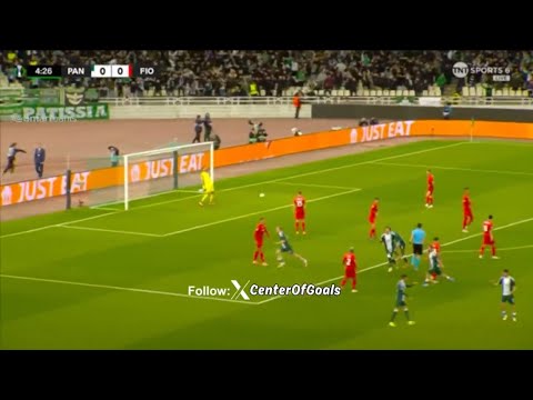 Karol Świderski Goal, Panathinaikos vs Fiorentina (3-2) All Goals and Extended Highlights