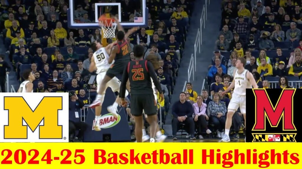 #13 Maryland vs #17 Michigan Basketball Game Highlights 3 5 2025