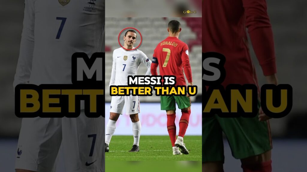 Why Antoine Griezmann Respects Cristiano Ronaldo So Much? #football