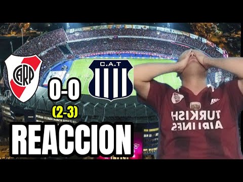 RIVER PLATE 0 TALLERES CAMPEÓN 0 (2-3)|REACCION a la TANDA  de PENALES.#futbol #talleres #riverplate