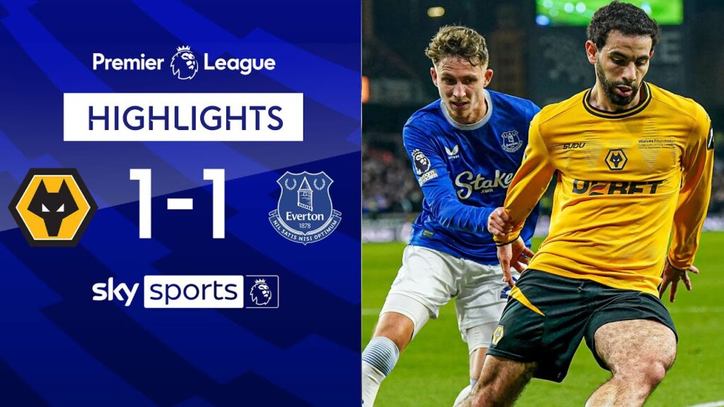 Honours even at Molineux | Wolves 1-1 Everton | Premier League highlights