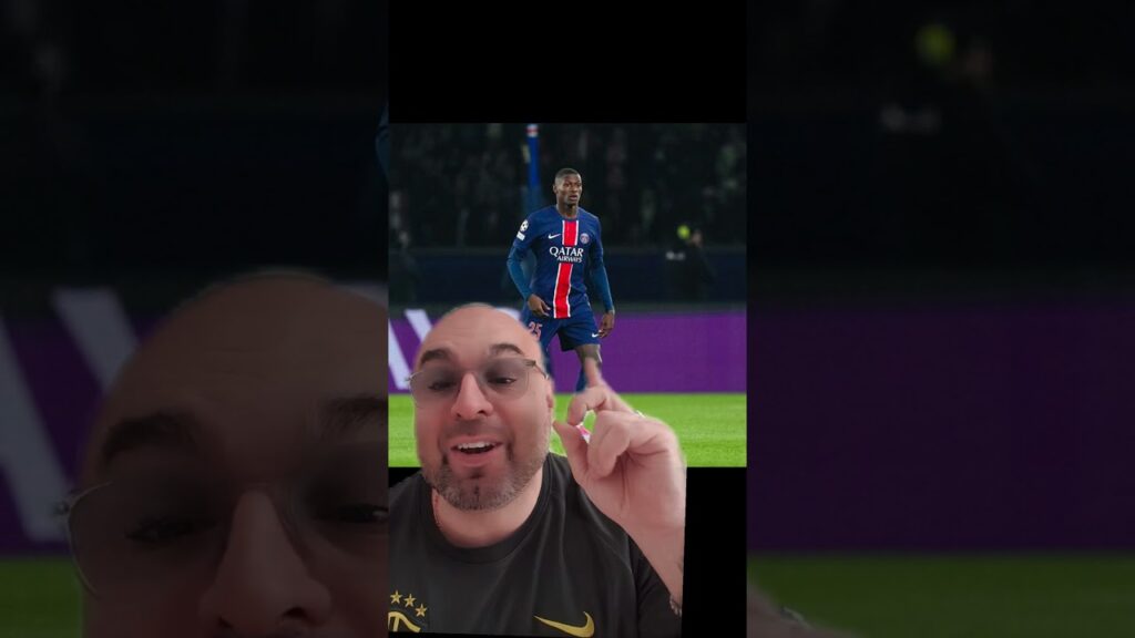 nuno mendes incroyable #football #nunomendes #psg #liguedeschampions