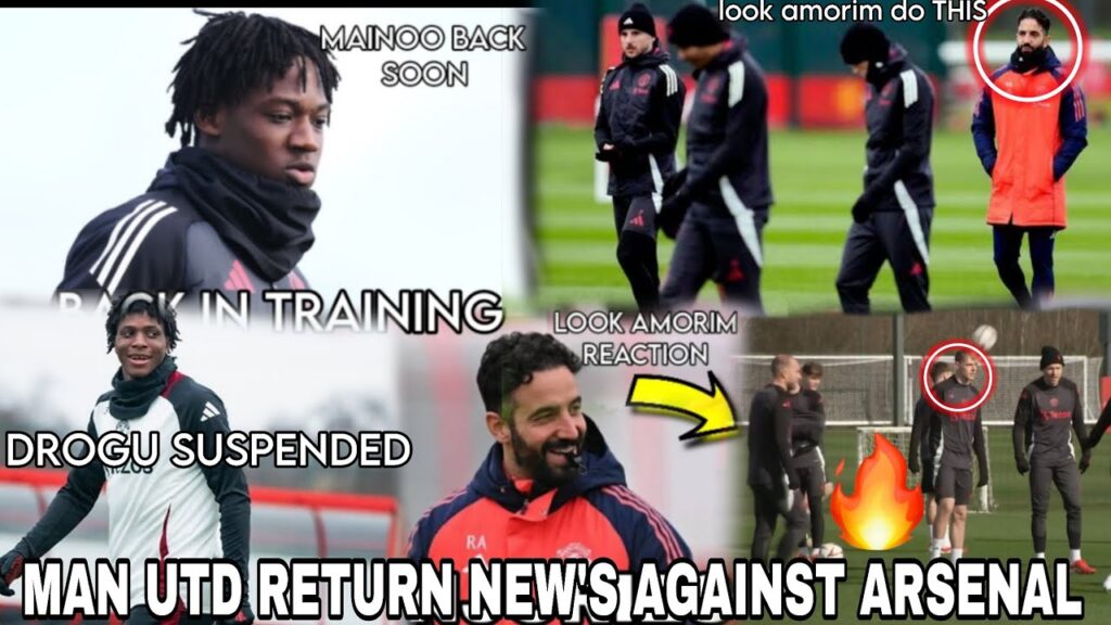 URGENT🔴DROGU OUT❌MAINOO, UGARTE & MOUNT BACK IN SQUAD✅LATEST RETURN & INJURY NEWS AHEAD OF ARSENAL