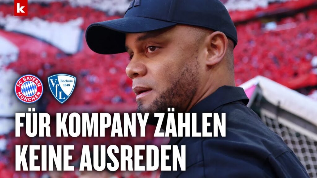 Kompany will keine Frage: "Leverkusen hat auch verloren, aber es ist mir egal" | Bayern - Bochum 2:3