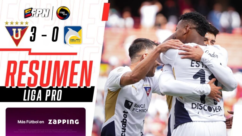 ¡LIGA DE QUITO GOLEÓ A DELFÍN Y SUMÓ UNA NUEVA VICTORIA EN CASA! ¡LIGA DE QUITO GOLEÓ A DELFÍN Y SUMÓ UNA NUEVA VICTORIA EN CASA!