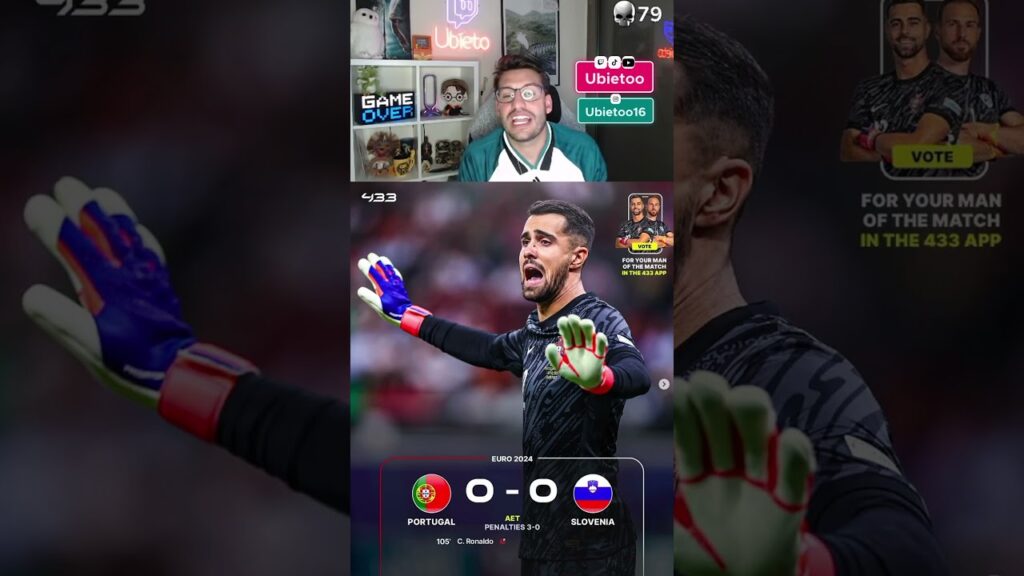 Diogo Costa 🐐 #futbol #eurocopa2024 #ubietoo #diogocosta #cristianoronaldo #shortvideos #twitches