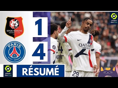 PSG vs Stade Rennais 4-1 | Ousmane Dembélé 2 Goals/Highlights & All Goals/ Ligue 1 2024-25