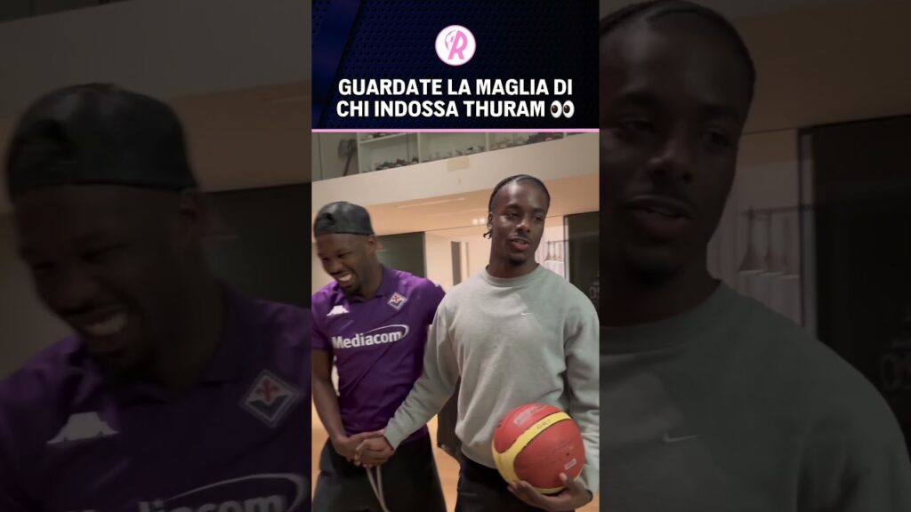 THURAM PASSIONE BASKET 🏀 | Guardate la MAGLIA di quale CALCIATORE DI SERIE A indossa 👀