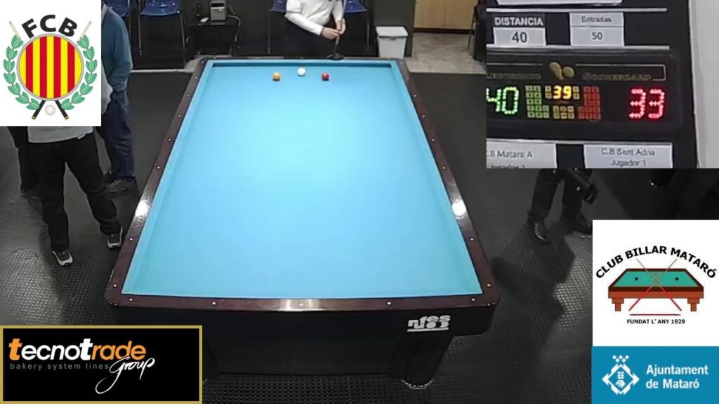 Taula 3 Lliga Nacional  C.B Mataro Sergio Martinez  VS  Sant Adria Juan Carlos Jimenez