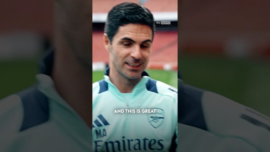 Nothing beats that matchday feeling for Mikel Arteta