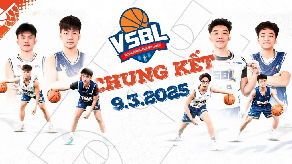 🔴Livestream Chung kết Giải bóng rổ học sinh THCS và THPT (VSBL) 2024 - 2025 🏆